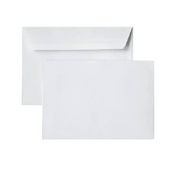 Paquet de 500 Enveloppes PIGNA Blanches 162 x 229 mm Strip 80 Gr